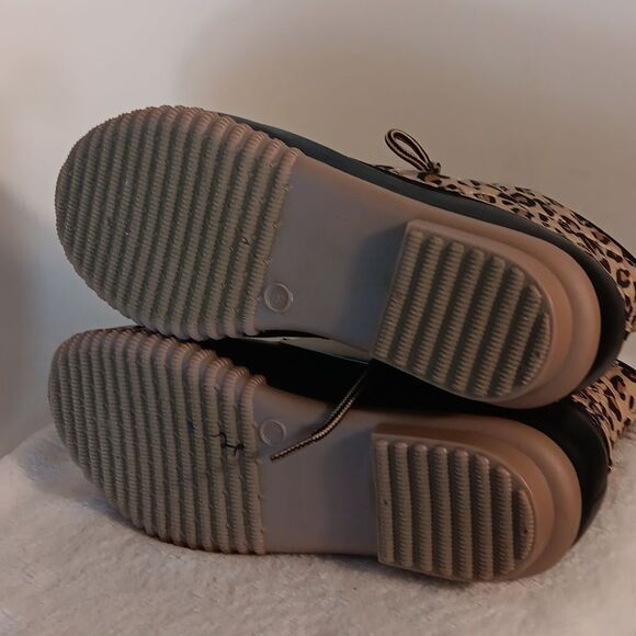 Magellan Quilted Leopard Print Women's Duck Boots - Picture 4 of 8